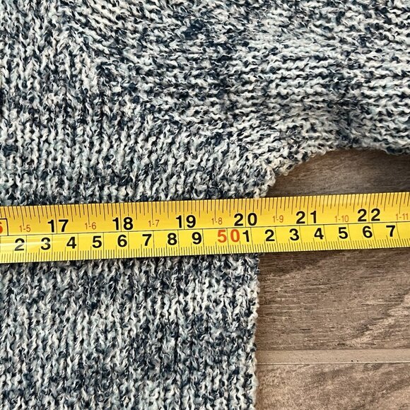 Lilly Pulitzer Beckington Cardigan Abaco Blue Marl Size Large Sweater Tweed - Picture 6 of 10